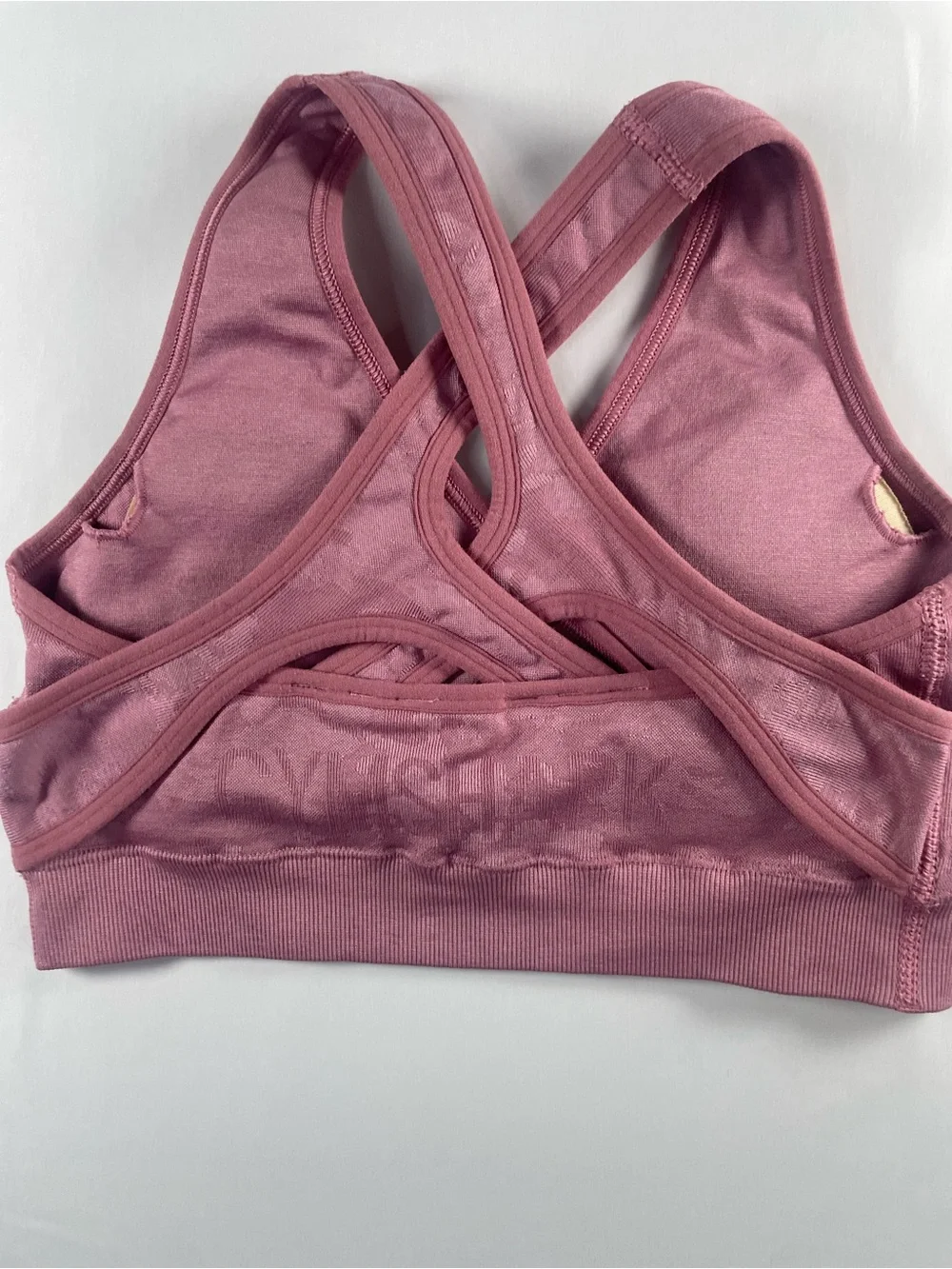 Gymshark Dusty Mauve Cross-Back Sports Bra